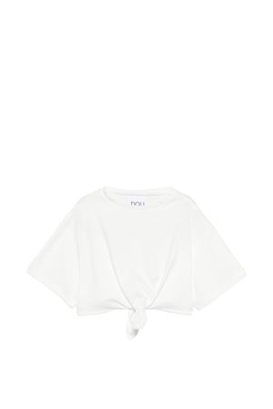 t-shirt in cotone bianco DOUUOD KIDS | DY8A11Z3708101